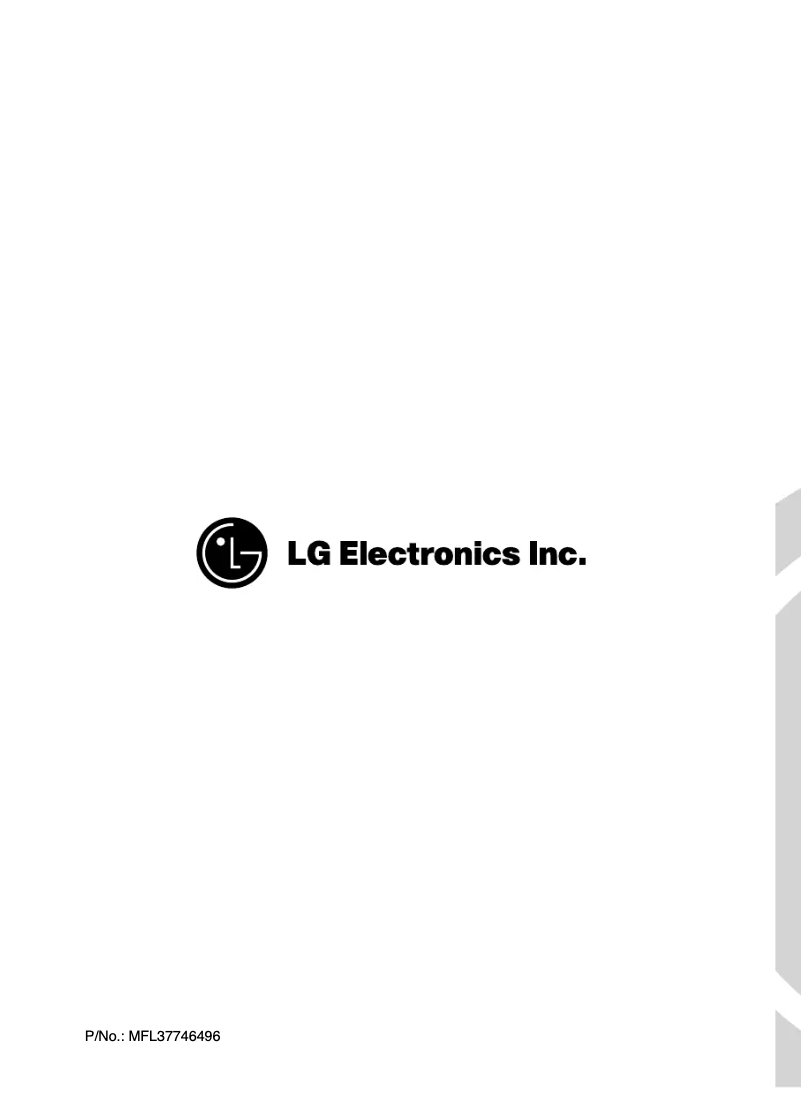 Page n°1 - Manuel utilisateur LG WD-13481