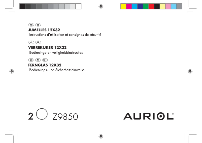 Page 1 de la notice Manuel utilisateur Auriol HG01716