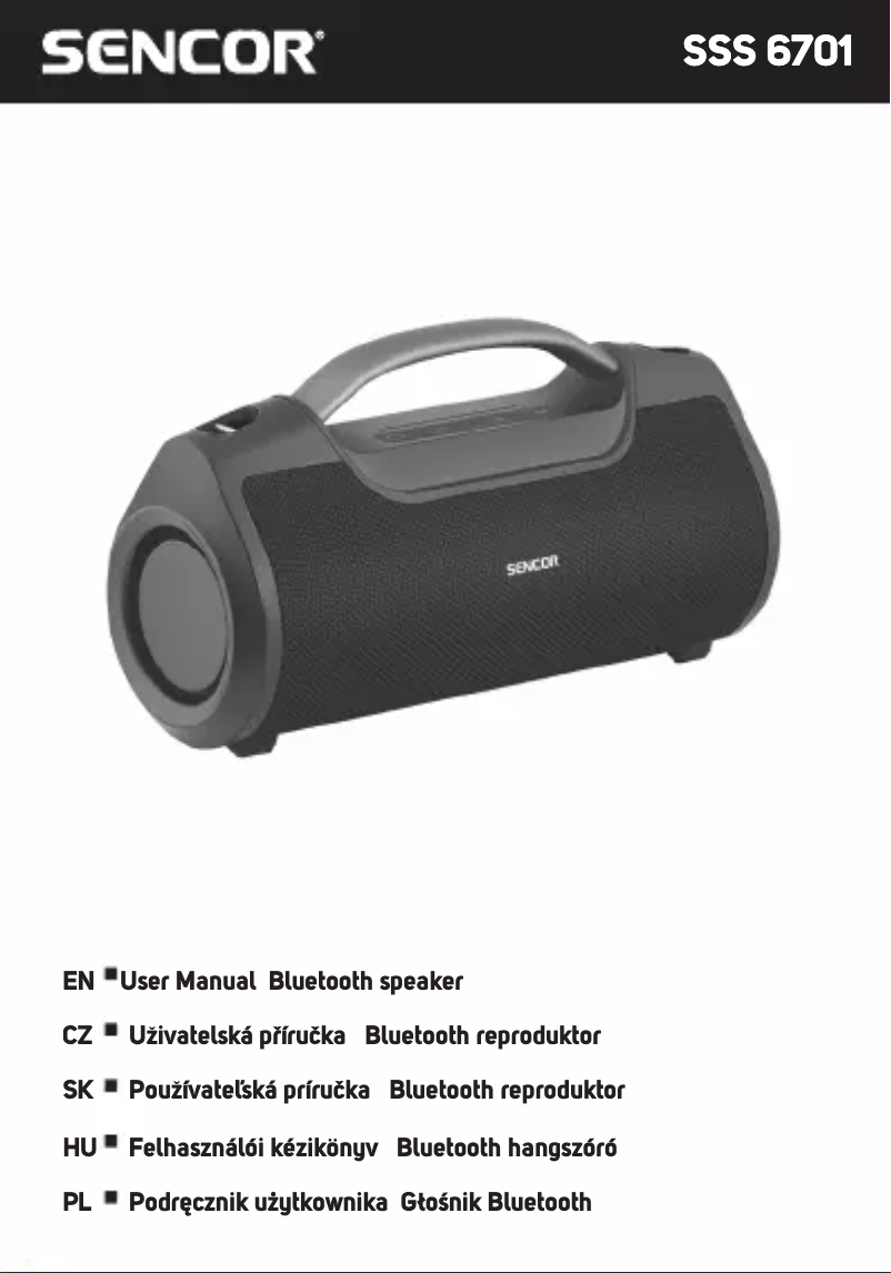 Página 1 del manual Manual de usuario Sencor SSS 6701