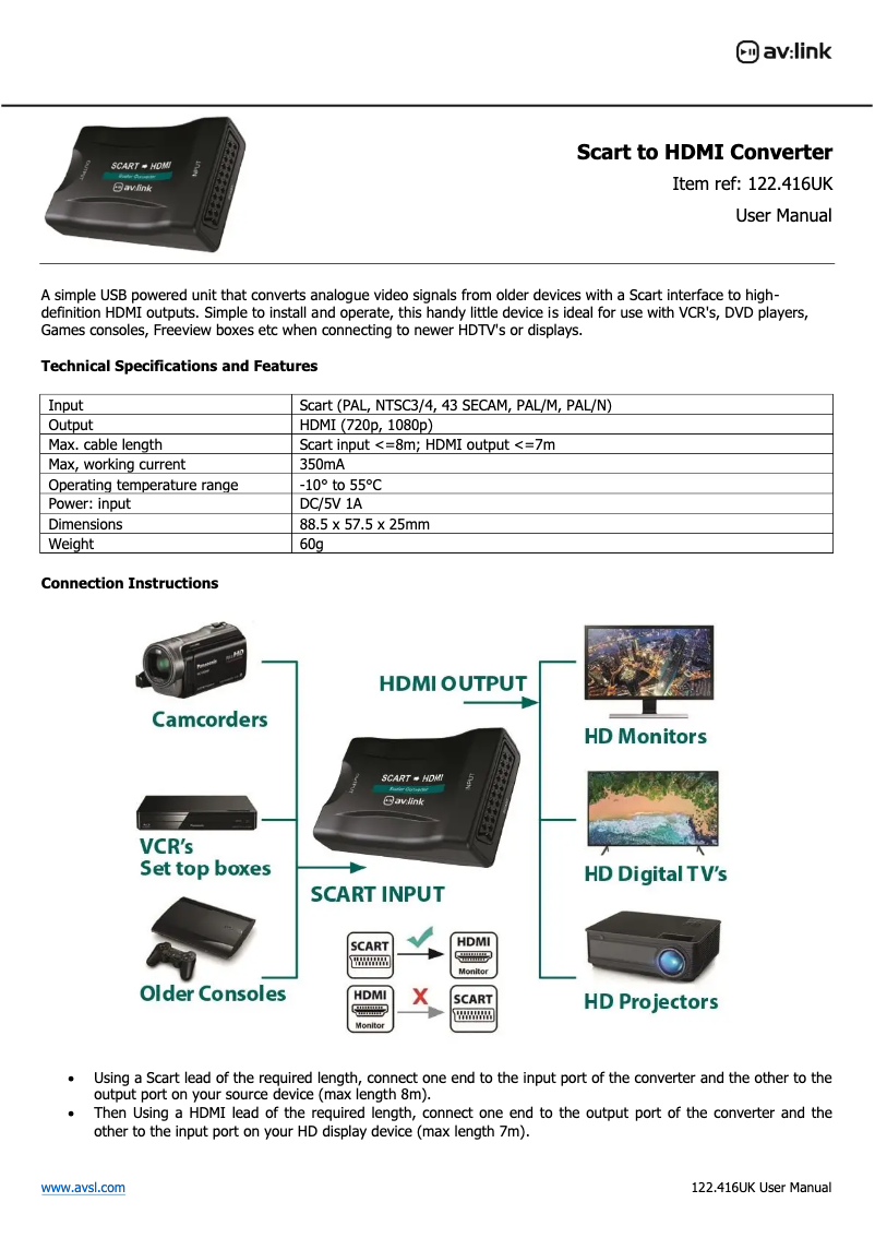 Image de la première page du manuel de l'appareil AD-SPK14
