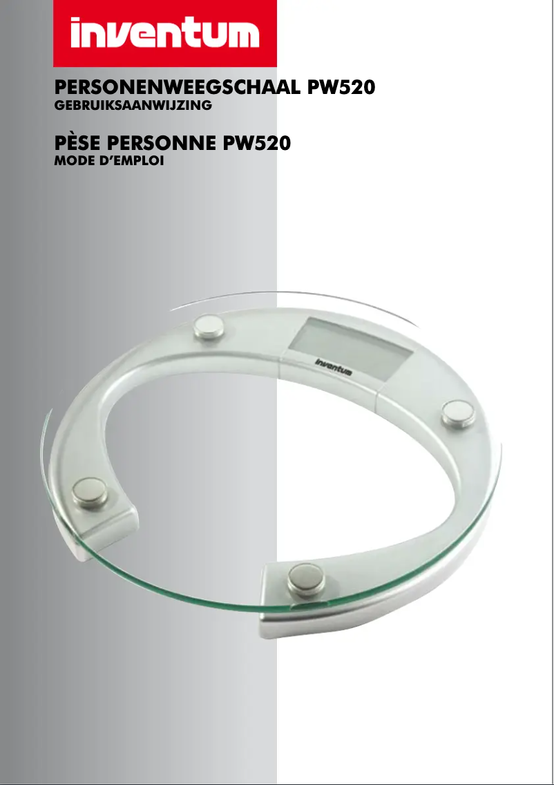 Page n°1 - Manuel utilisateur Inventum PW520