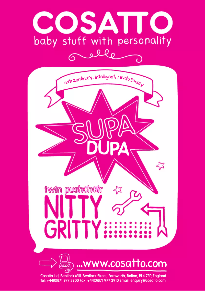 Image de la première page du manuel de l'appareil Supa Dupa