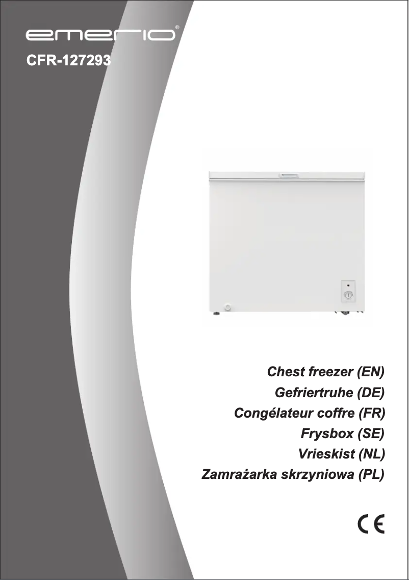 Page n°1 - Manuel utilisateur Emerio CFR-127293