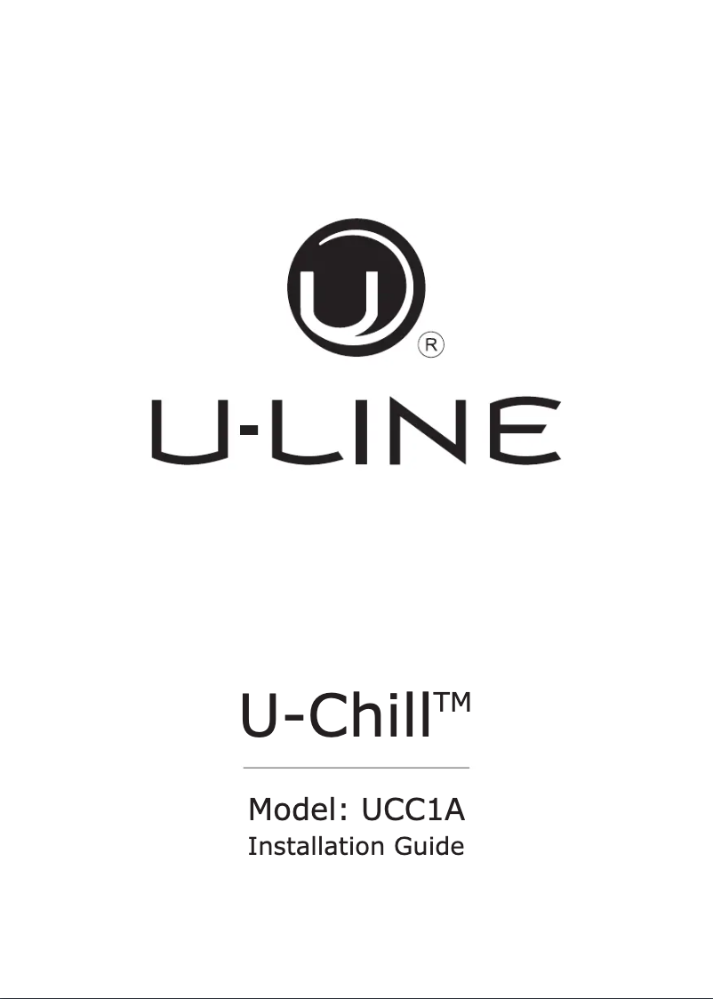Page 1 de la notice Guide d'installation U-Line UCC1A