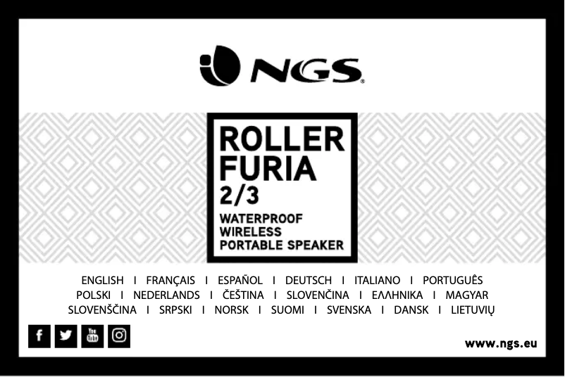 Page n°1 - Manuel utilisateur NGS Roller Furia 2