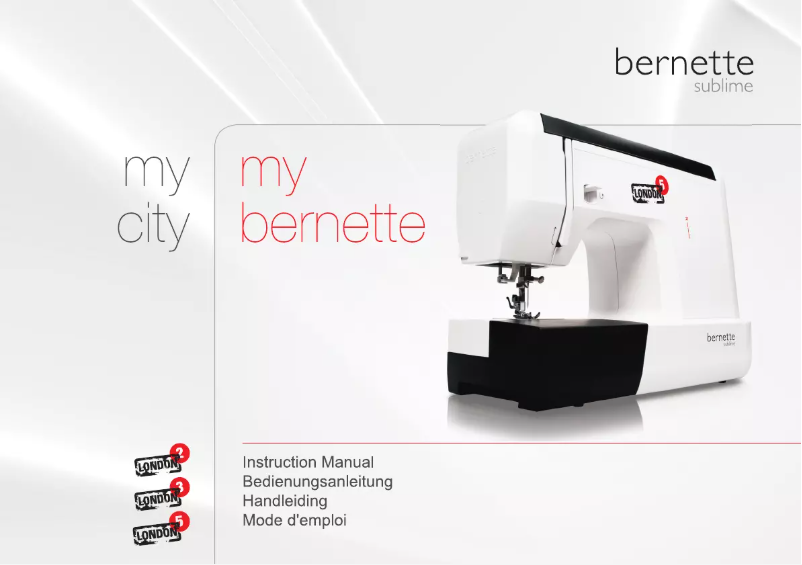 Page n°1 - Manuel utilisateur Bernina Bernette London 2