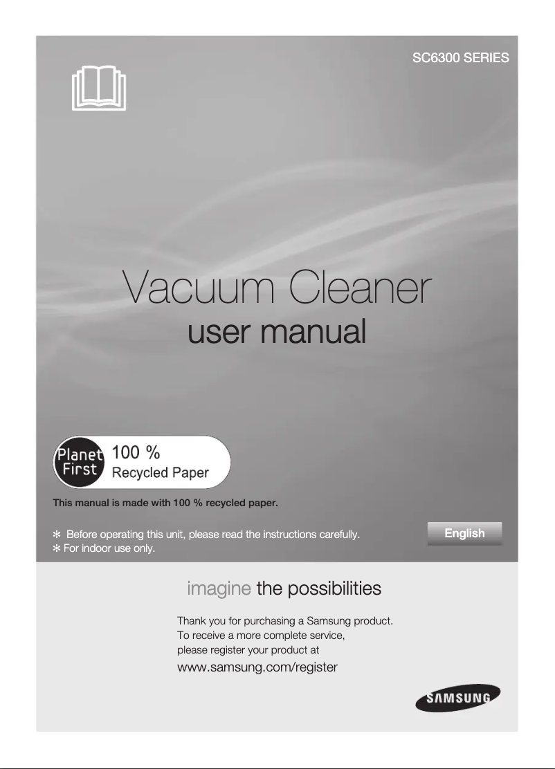 Image de la première page du manuel de l'appareil SC6360