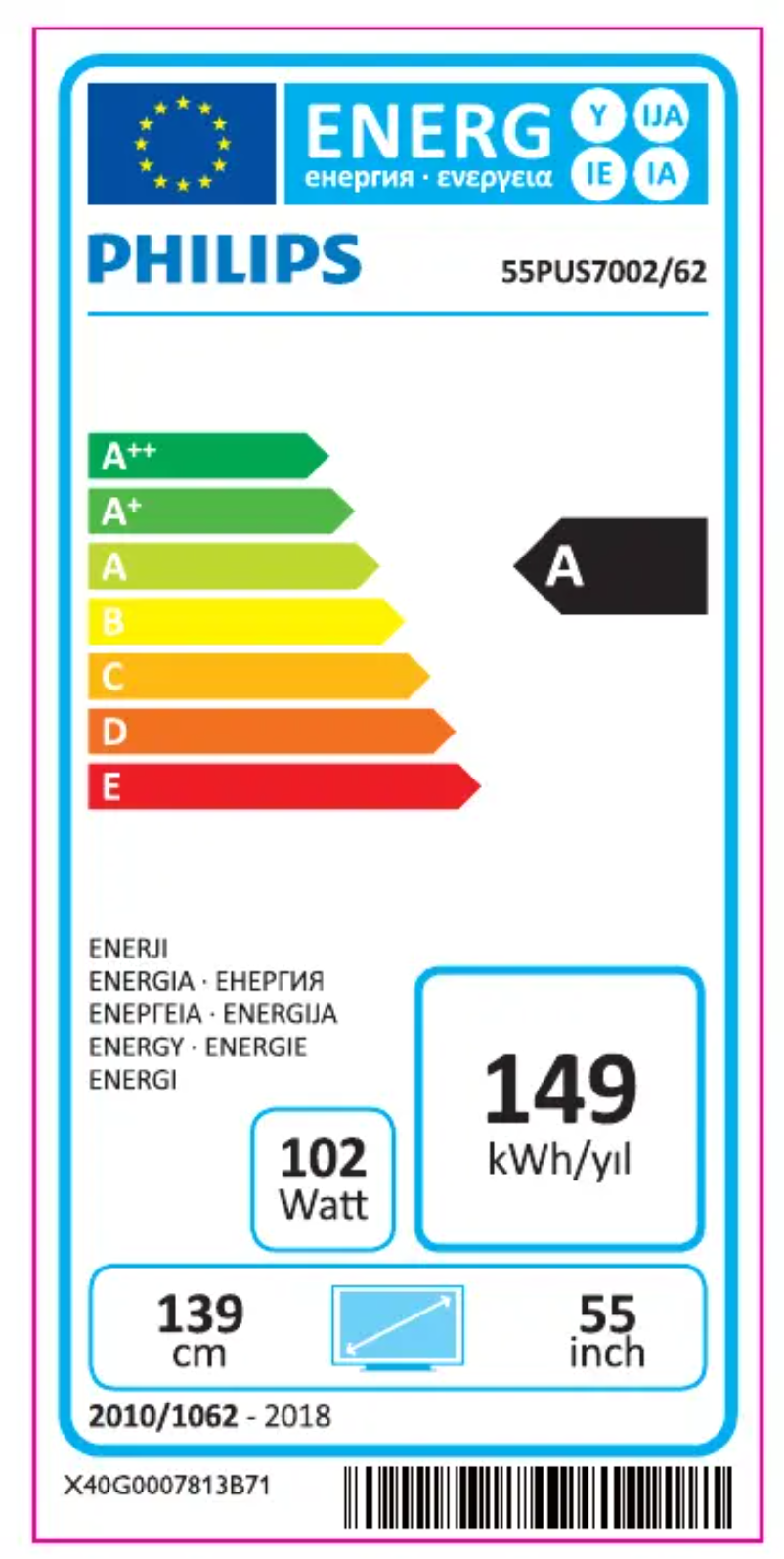 Image de la première page du manuel de l'appareil 55PUS7002