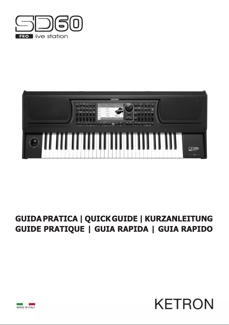 Page n°1 - Manuel utilisateur Ketron SD60