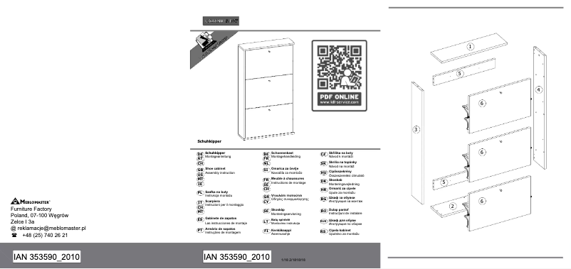 Image de la première page du manuel de l'appareil IAN 353590