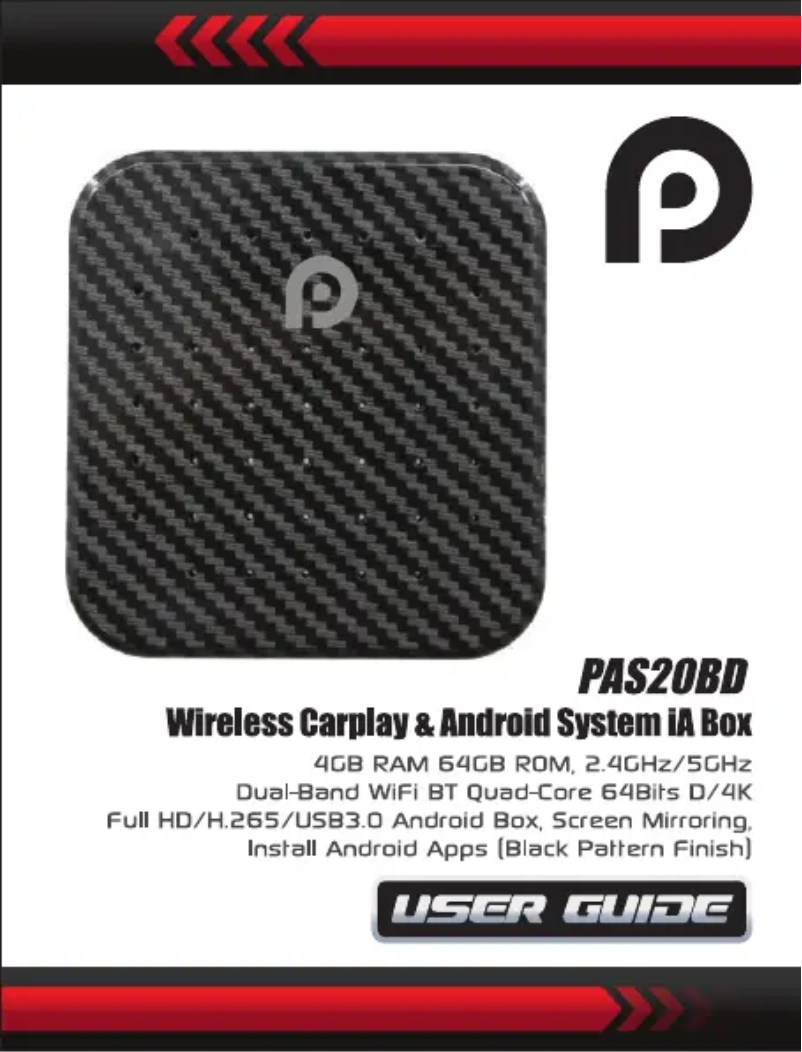 Página 1 del manual Manual de usuario Pyle PAS20BD