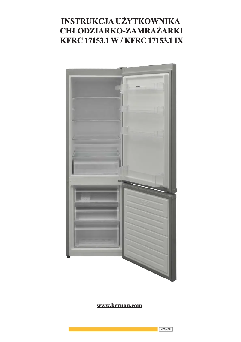 Page 1 of the manual User Manual Kernau KFRC 17152 IX