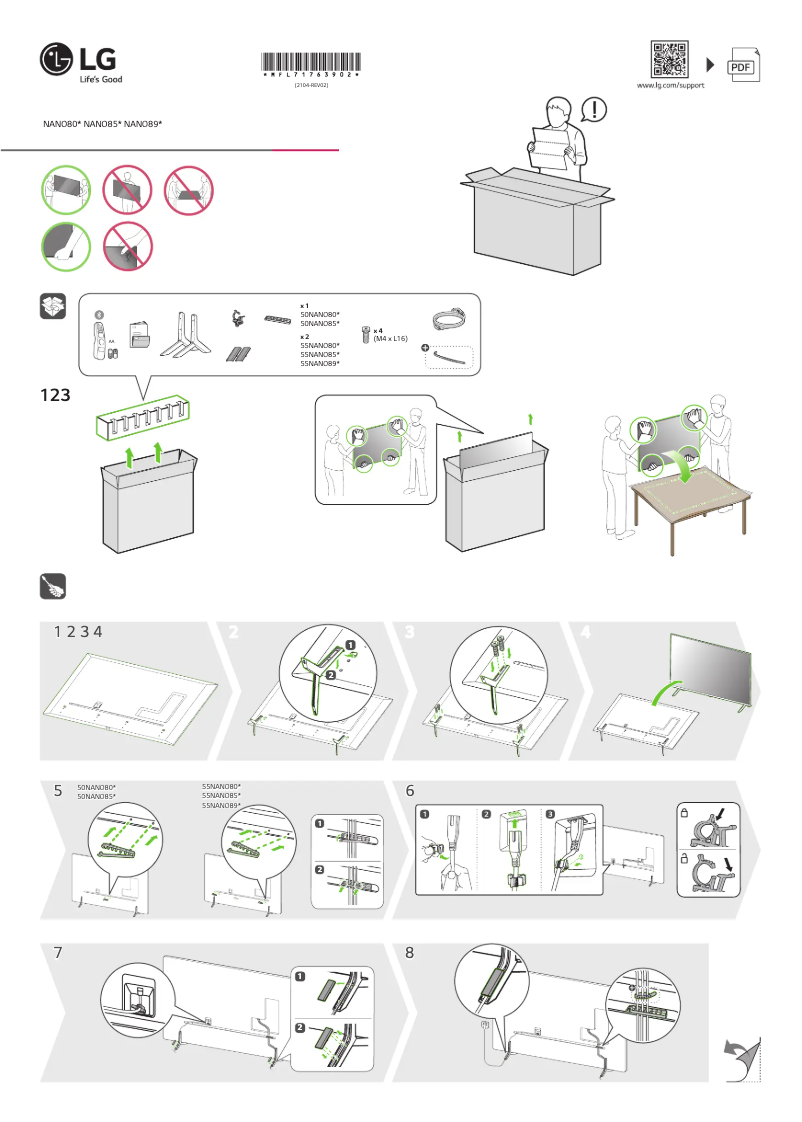 Página 1 del manual Manual de usuario LG 50NANO856PA