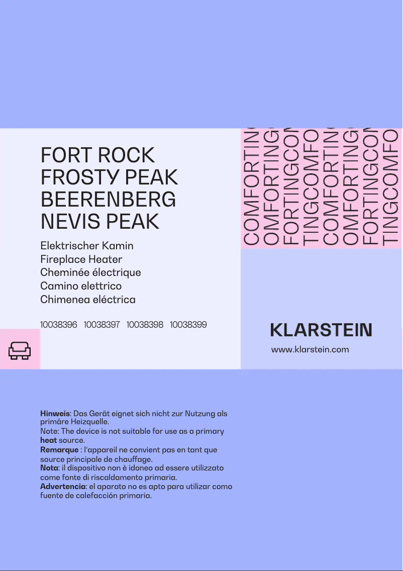 Page n°1 - Manuel utilisateur Klarstein Nevis Peak