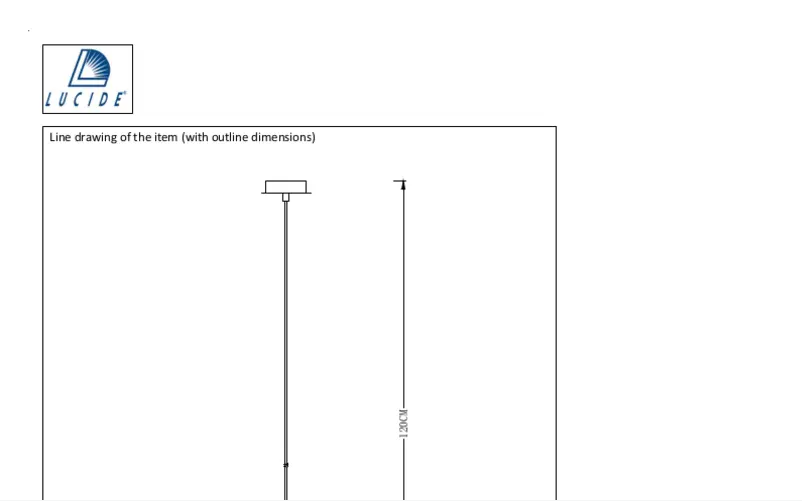 Page 1 de la notice Manuel utilisateur Lucide Deborah 77371/01/68