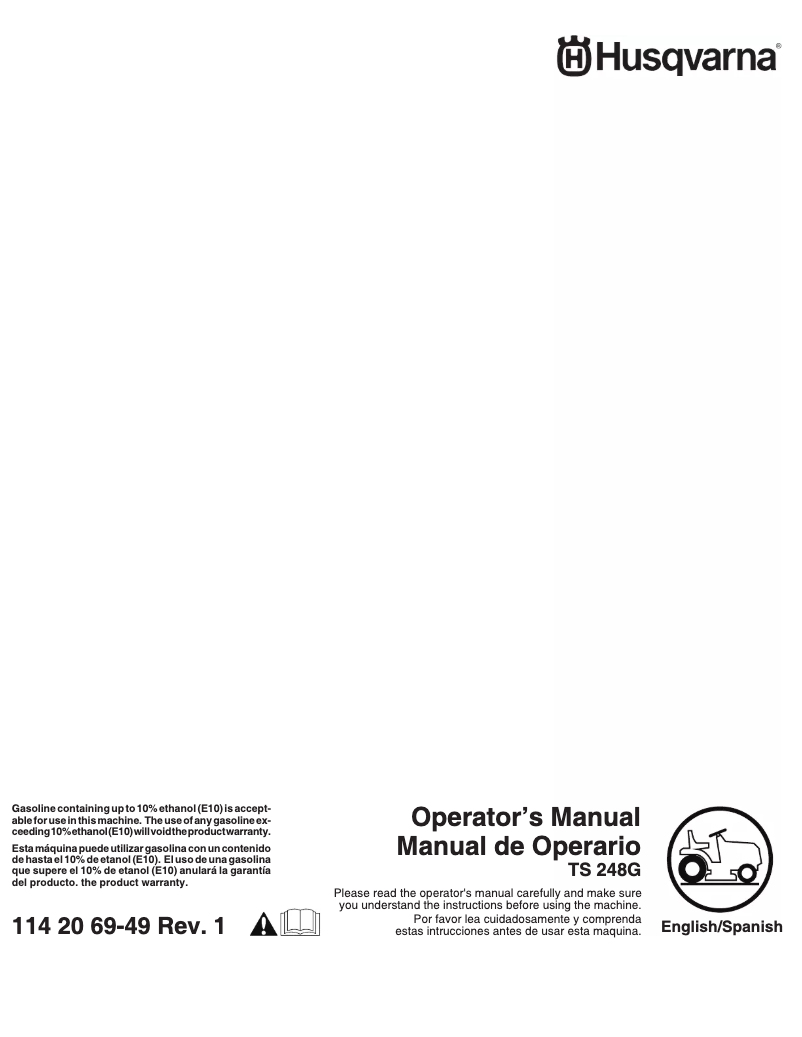 Image de la première page du manuel de l'appareil TS 248G