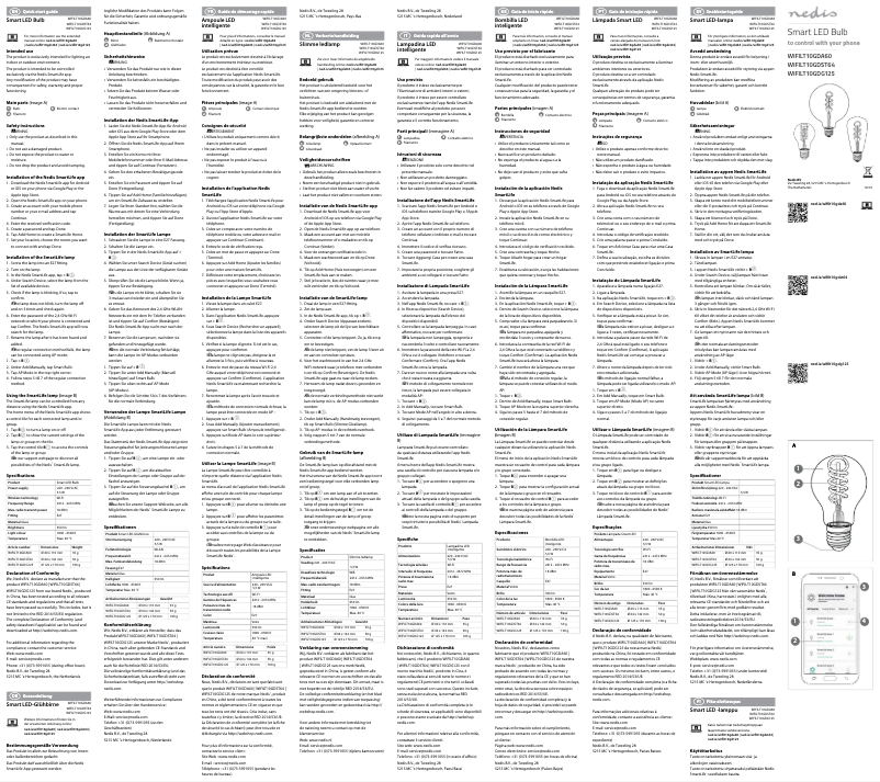 Image de la première page du manuel de l'appareil WIFILT10GDG125