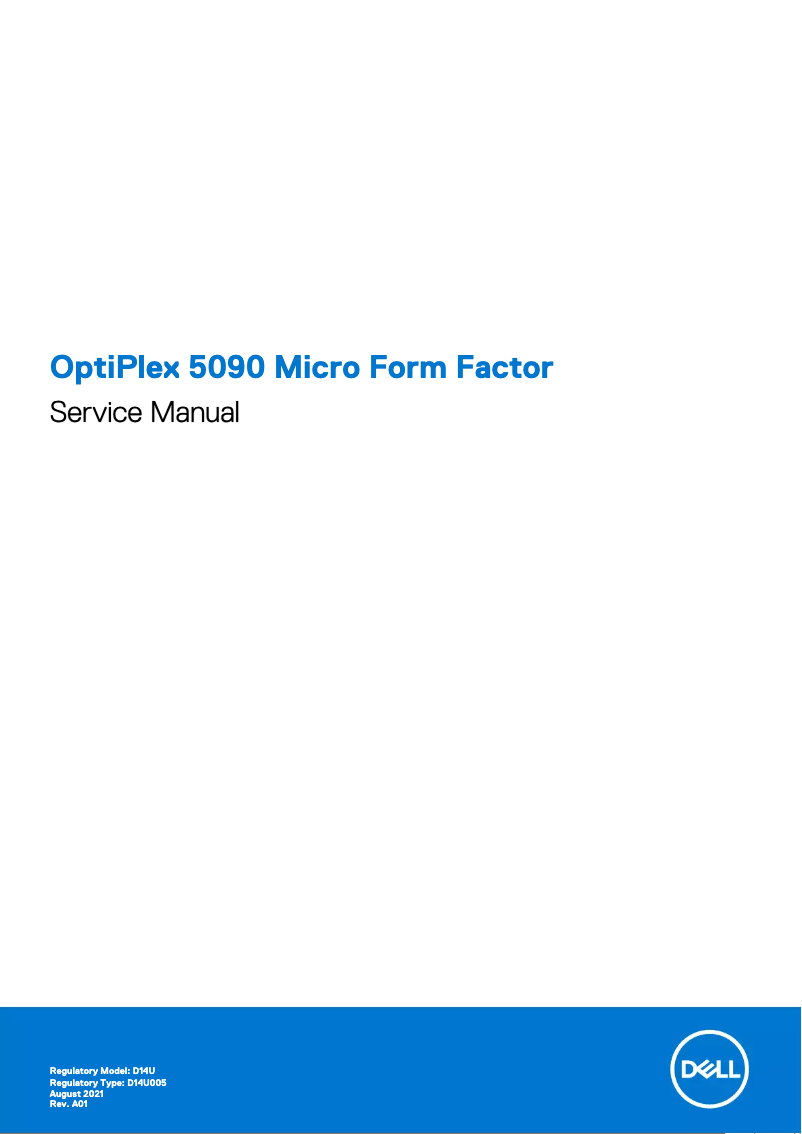 Page n°1 - Manuel utilisateur Dell OptiPlex 5090 Micro