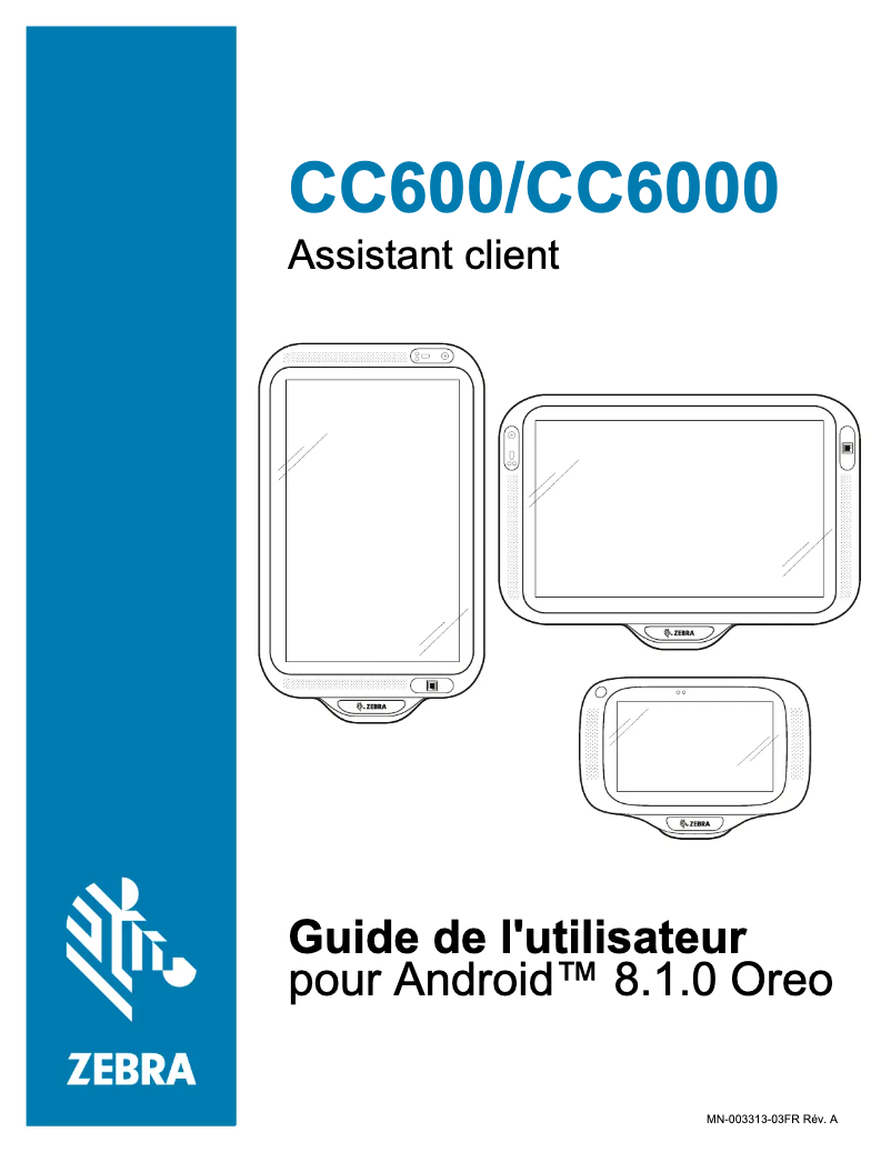 Image de la première page du manuel de l'appareil CC6000