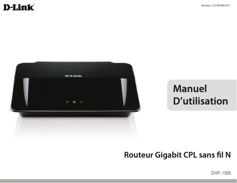 Page 1 de la notice Manuel utilisateur D-Link DHP-1565