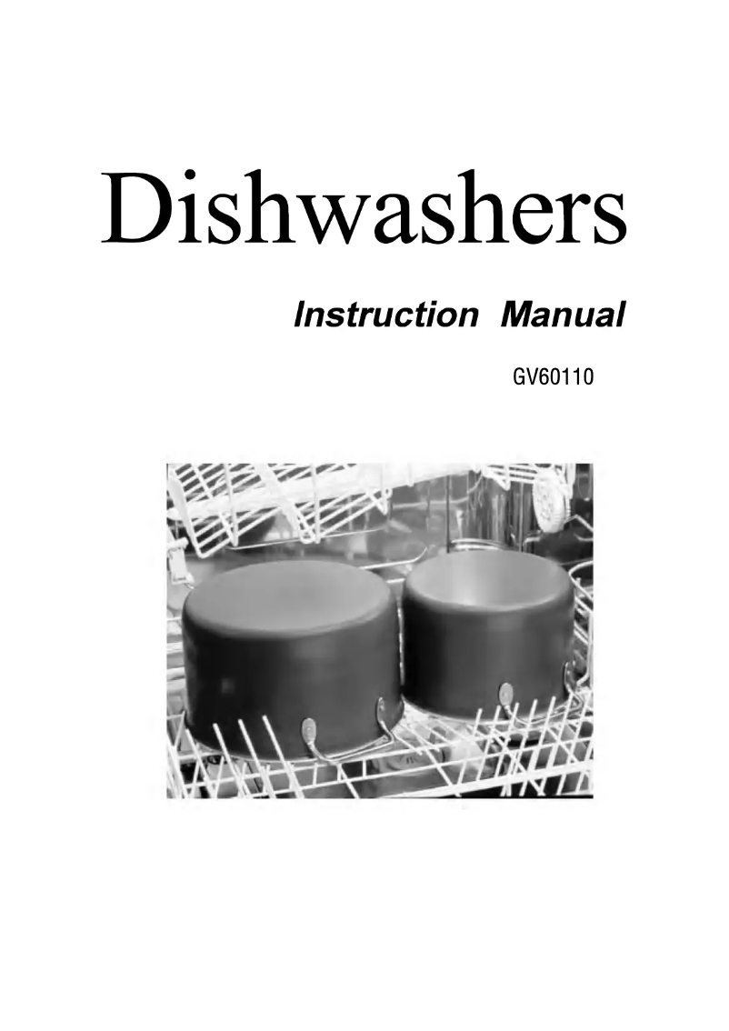 Image de la première page du manuel de l'appareil GV60110UK