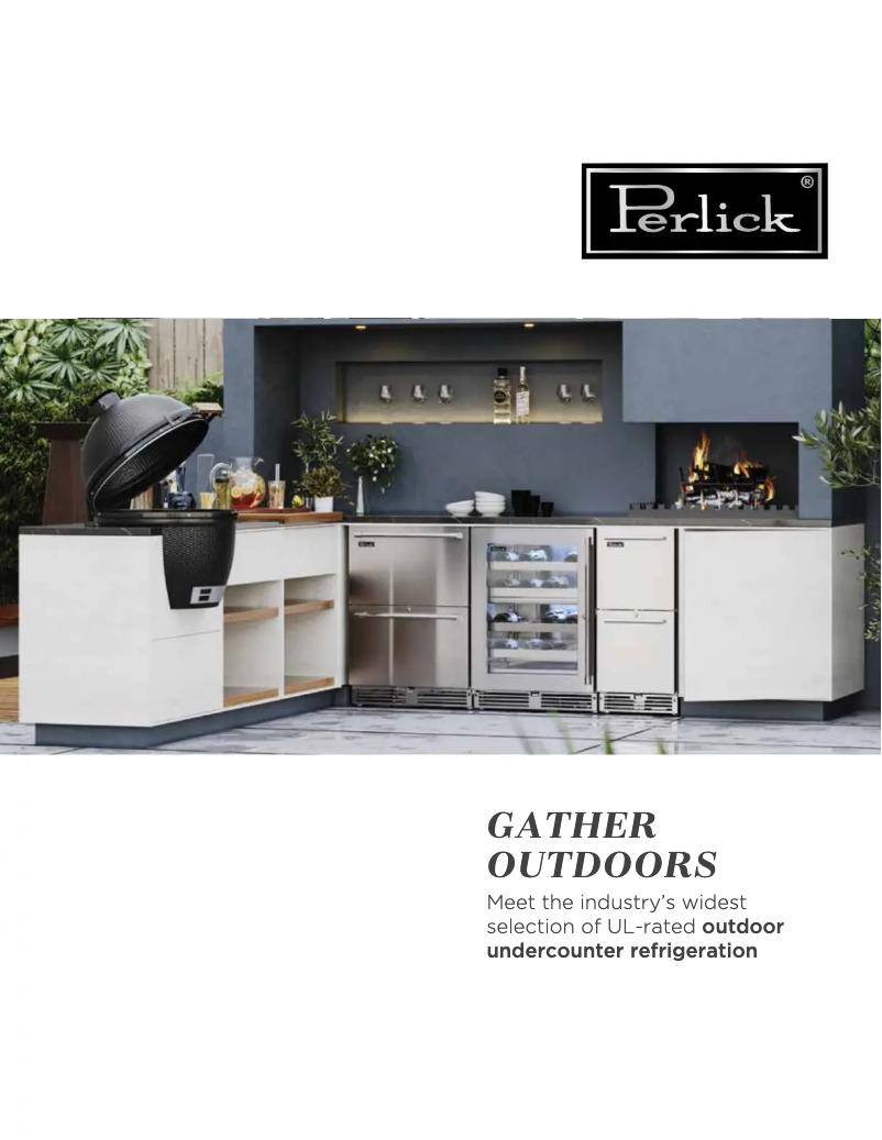 Page 1 de la notice Brochure Perlick HC24RB-4-6