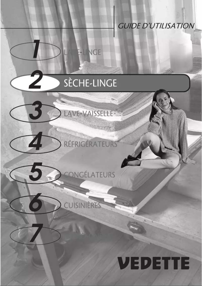 Page 1 de la notice Manuel utilisateur Vedette VSF247