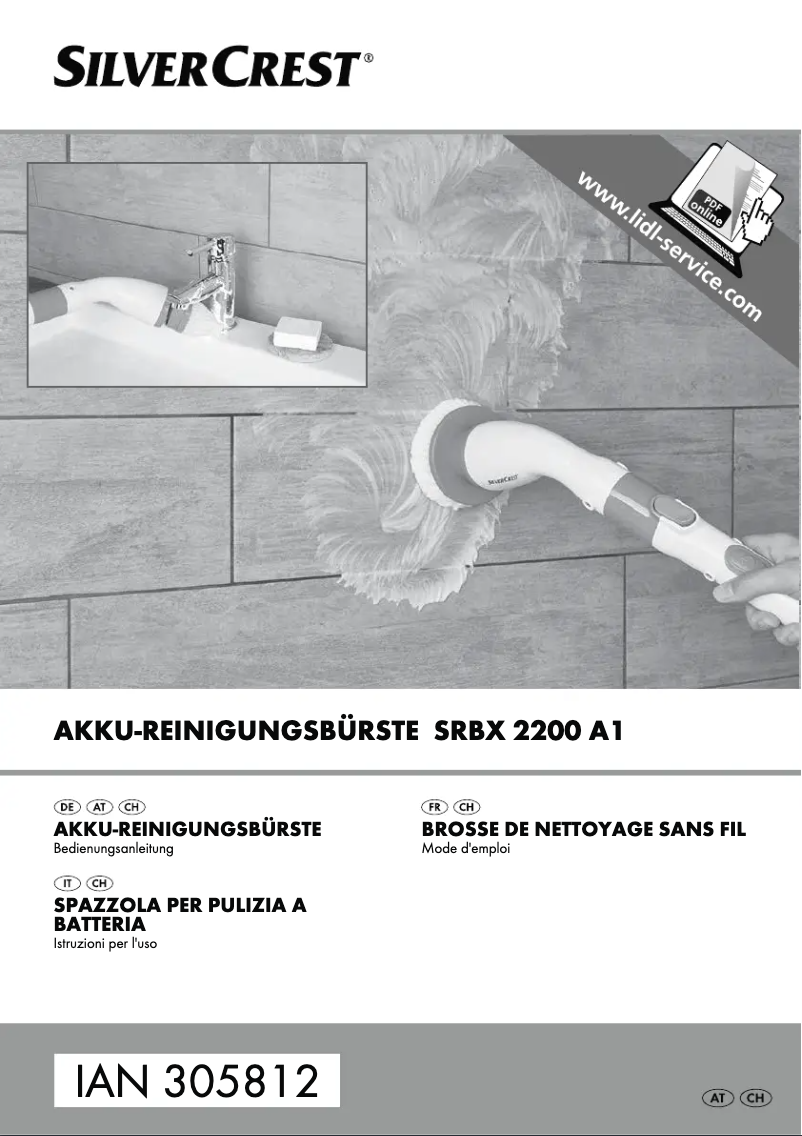 Page 1 de la notice Manuel utilisateur SilverCrest SRBX 2200 A1