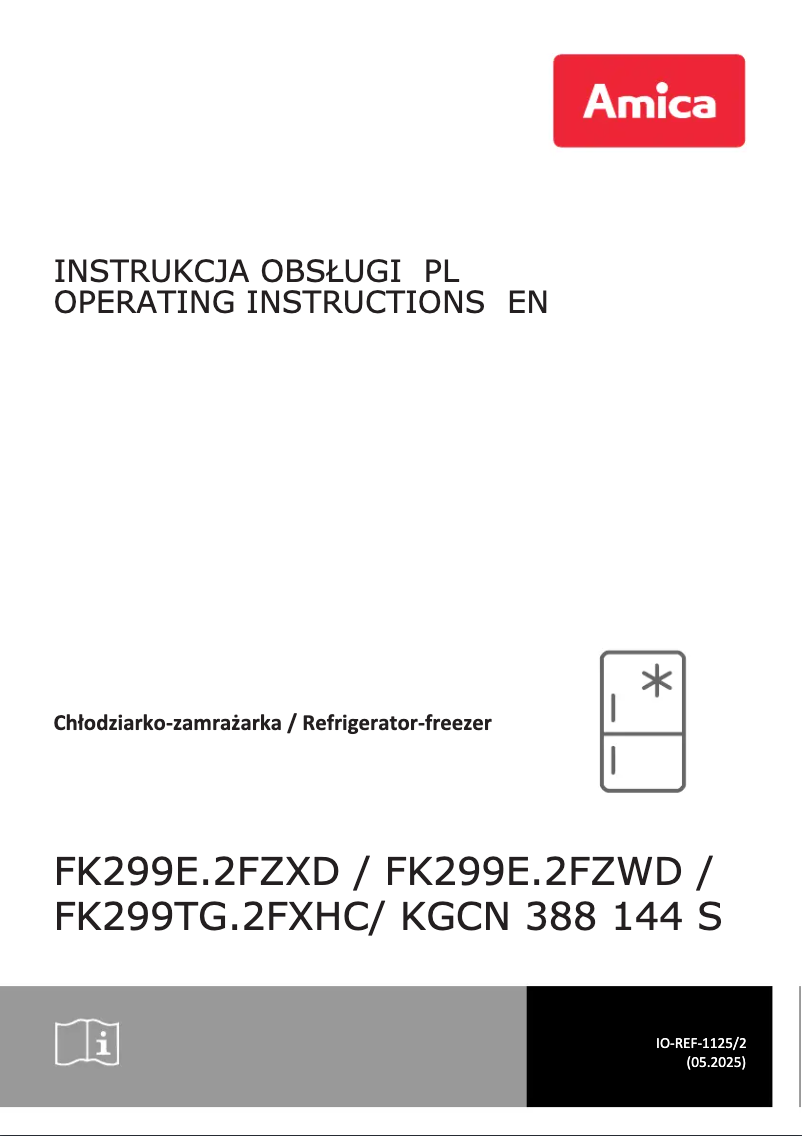 Page n°1 - Label énergétique Amica FK299E.2FZXD