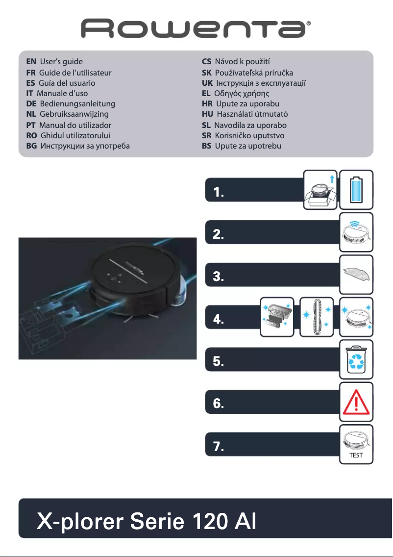 Page n°1 - Manuel utilisateur Rowenta X-Plorer Serie 120 AI RR7867