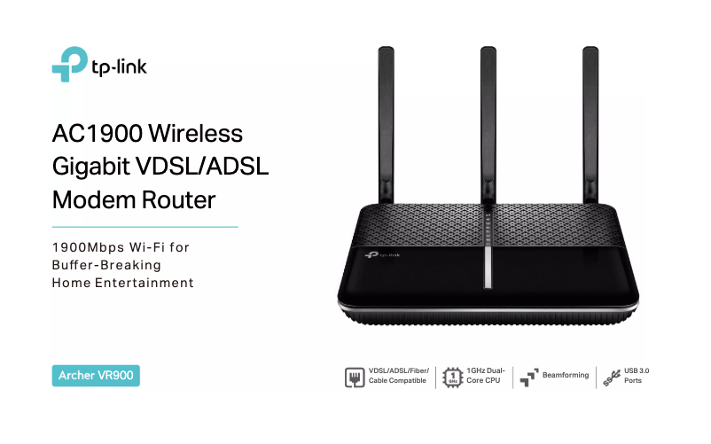 Page n°1 - Fiche technique TP-Link Archer VR900