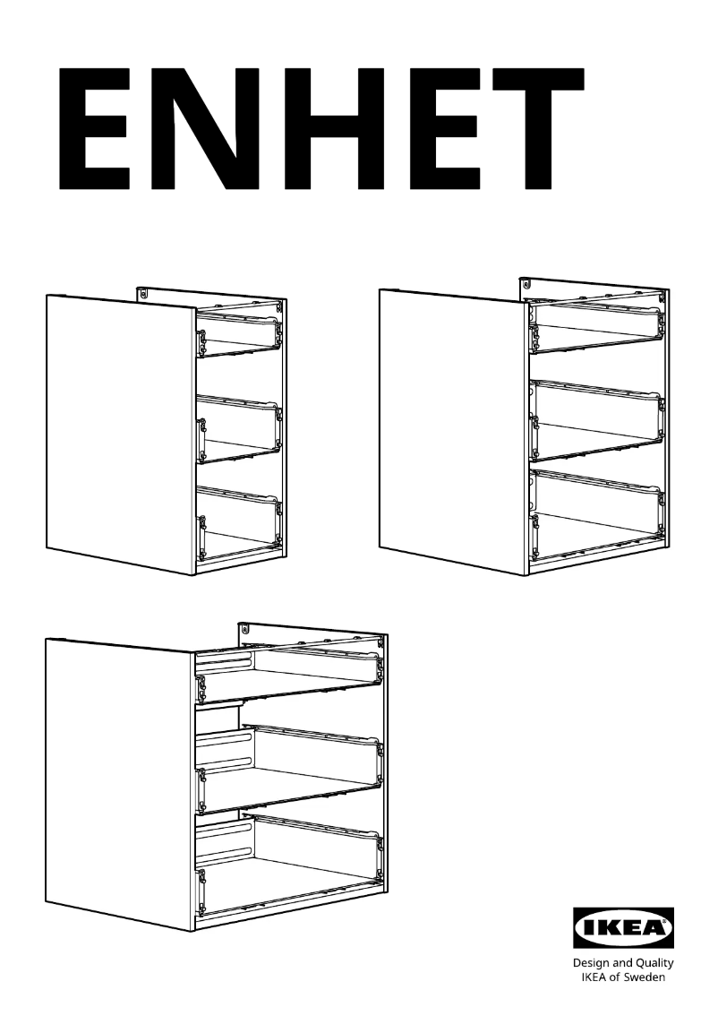 Página 1 del manual Manual de usuario Ikea ENHET 304.404.27