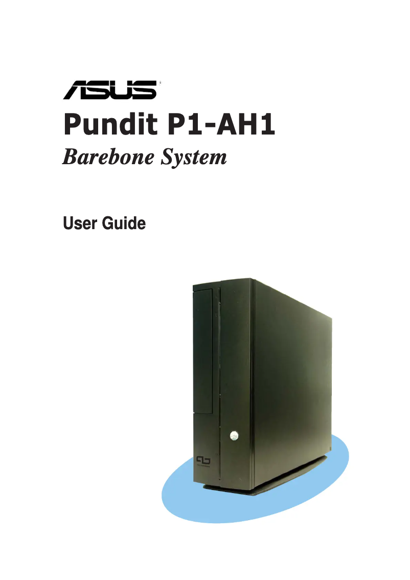 Image de la première page du manuel de l'appareil P1-AH1