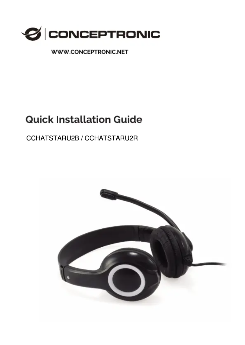 Page n°1 - Manuel utilisateur Conceptronic CCHATSTARU2B