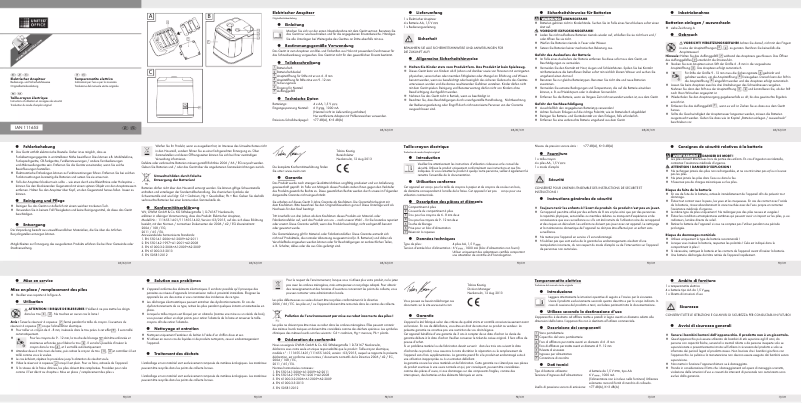 Page 1 de la notice Manuel utilisateur United Office IAN 111655