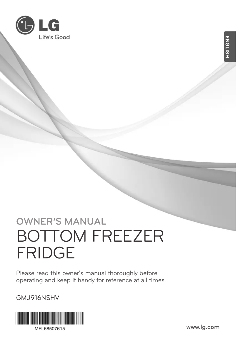 Page 1 de la notice Manuel utilisateur LG GMJ916