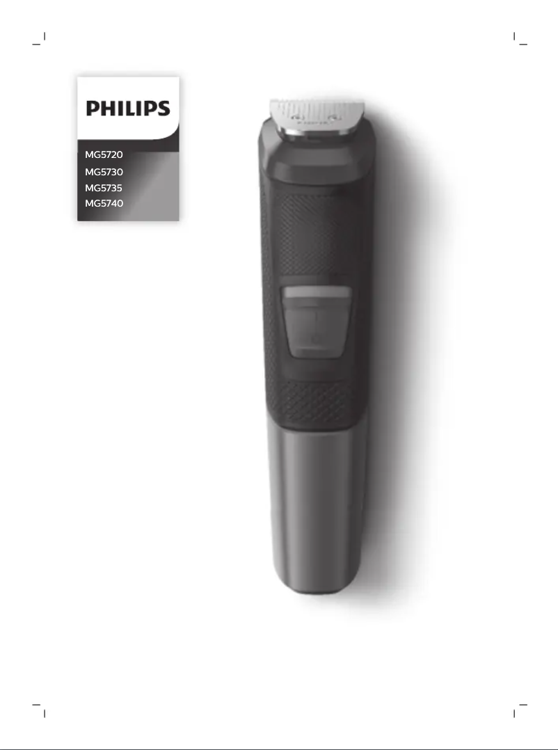 Page 1 de la notice Manuel utilisateur Philips Multigroom MG5720
