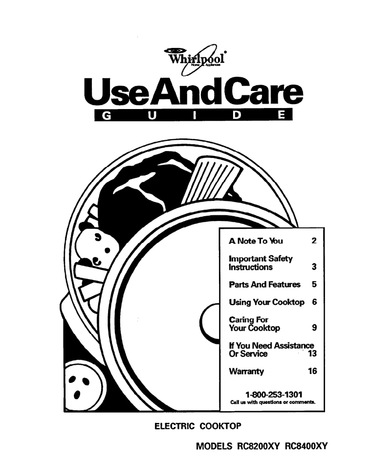 Imagen de la primera página del manual del dispositivo RC8200XYN0