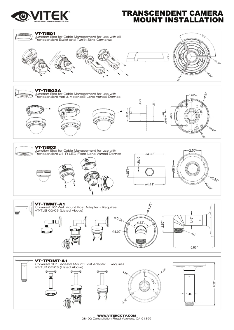 Image de la première page du manuel de l'appareil VT-TJB03A