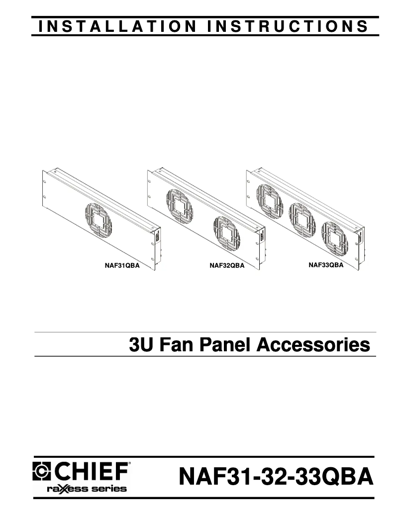 Image de la première page du manuel de l'appareil NAF31QBA