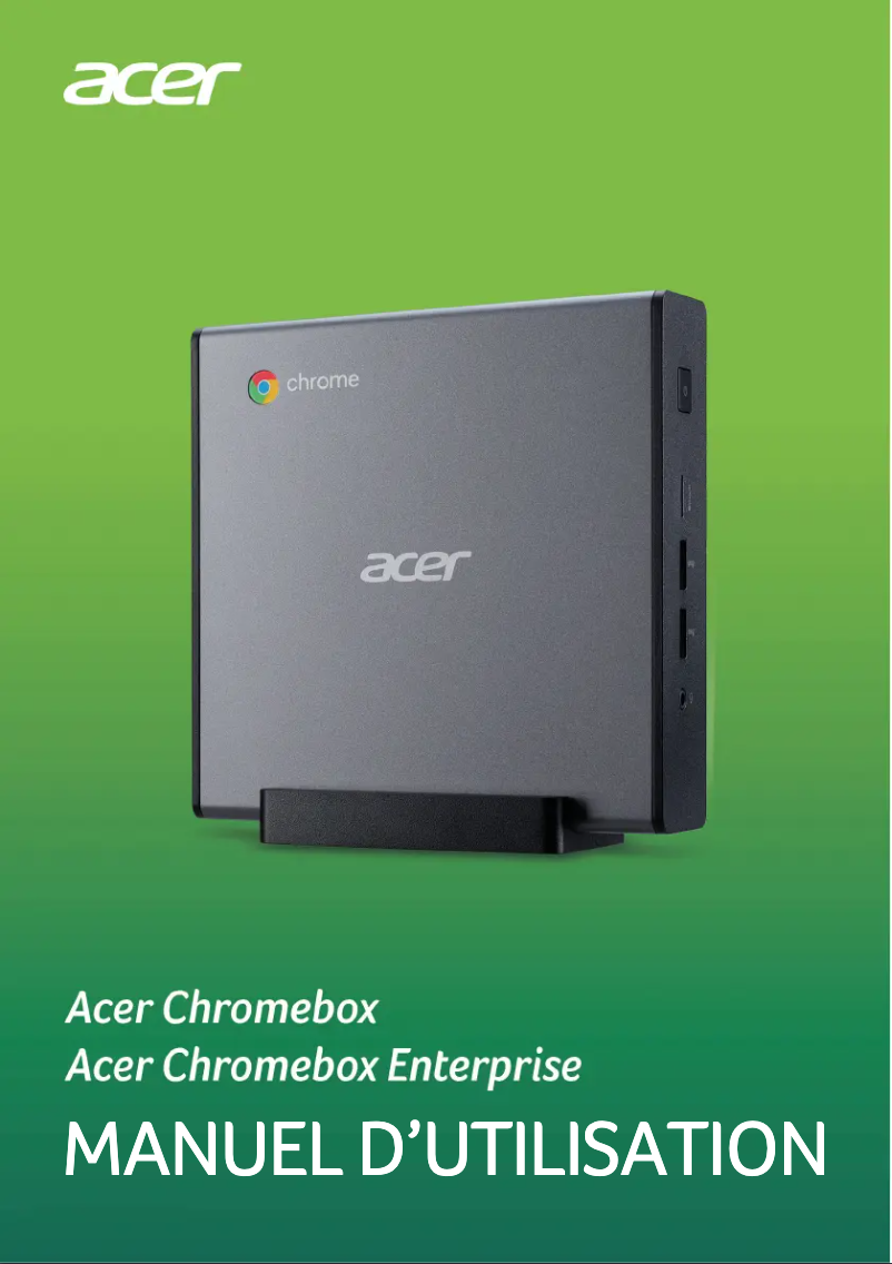Página 1 del manual Manual de usuario Acer Chromebox CXi4