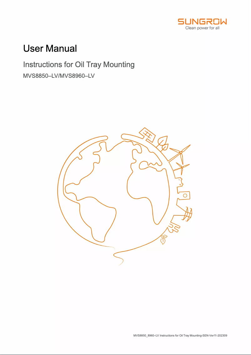 Image de la première page du manuel de l'appareil MVS8960-LV