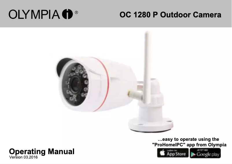 Image de la première page du manuel de l'appareil OC 1280P