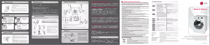 Page 1 de la notice Manuel utilisateur LG ST148PWM