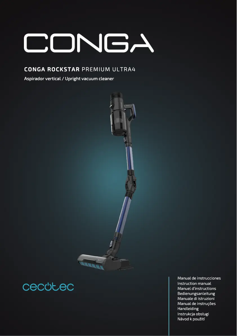 Page n°1 - Manuel utilisateur Cecotec Conga Rockstar Premium Ultra4