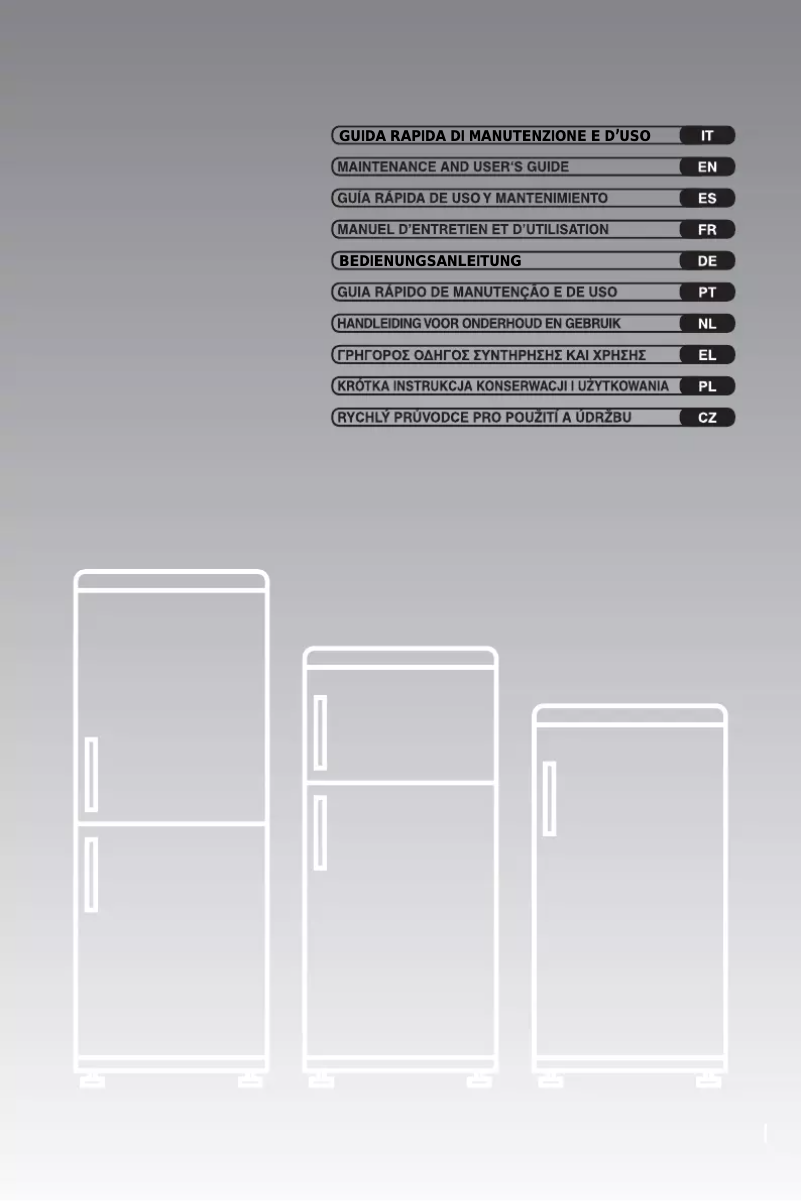 Page n°1 - Manuel utilisateur Candy CKCN6184IW/1
