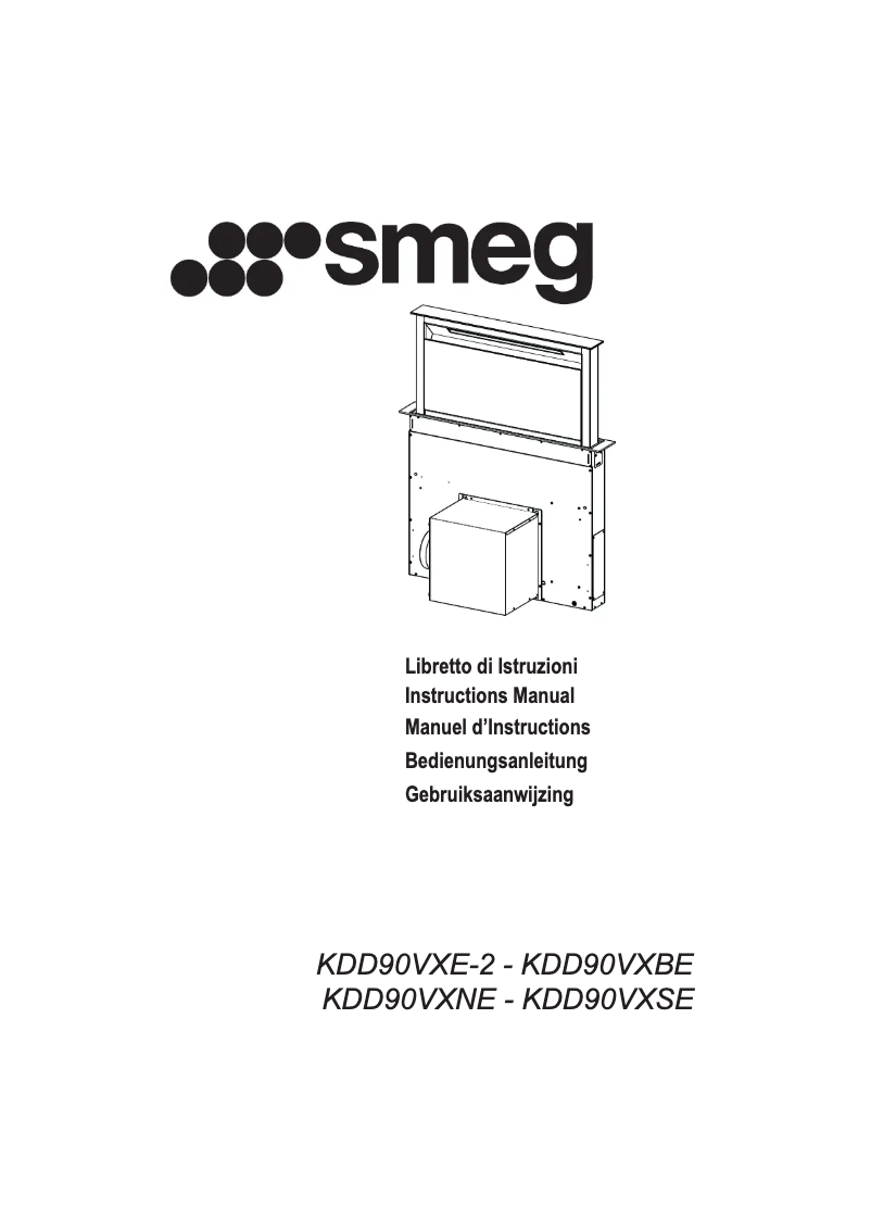 Page 1 de la notice Brochure Smeg KDD90VXBE