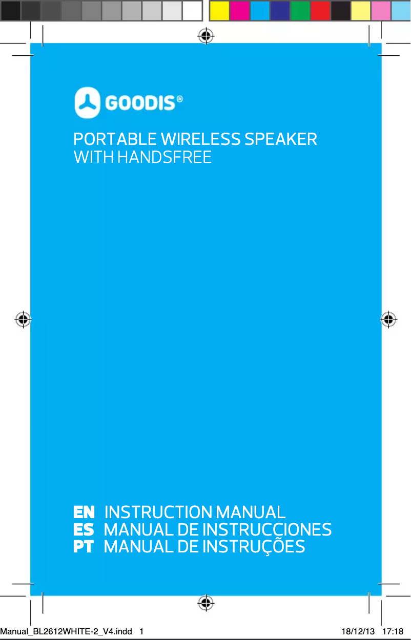 Image de la première page du manuel de l'appareil BL2612