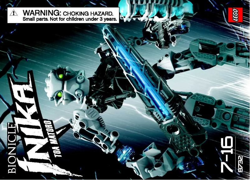 Image de la première page du manuel de l'appareil Bionicle 8732