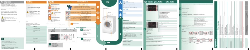 Page 1 de la notice Manuel utilisateur Bosch WAS28461AU